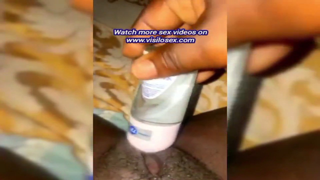 Nivea Roll-On Inserted Deep in Her Wet Pussy